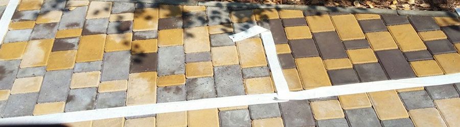 Мойка тротуарной плитки