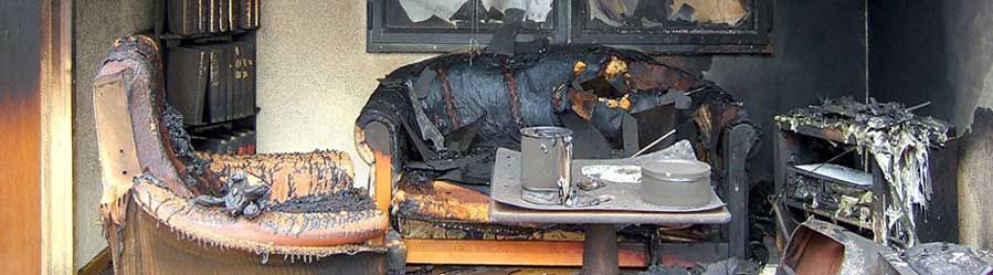 Уборка после пожаров